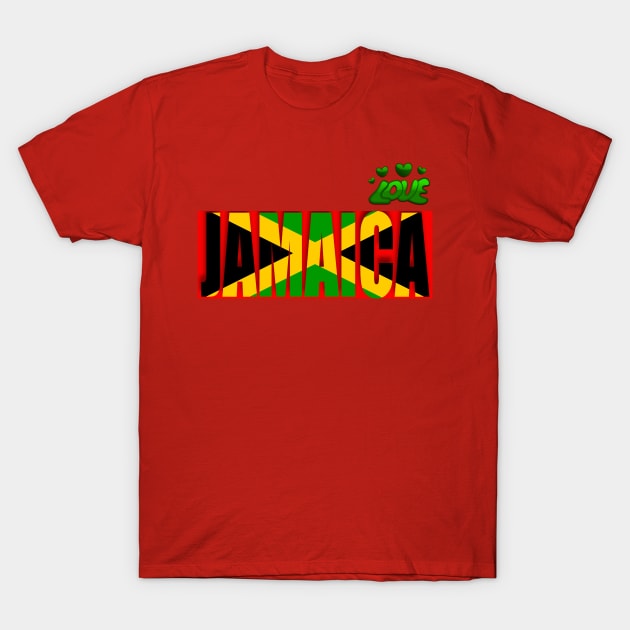 Love Jamaica T-Shirt by alzo